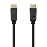 Aisens - Cable Displayport V1.2 4K@60Hz, Dp/M-Dp/M, Negro, 1,0M
