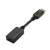 DISPLAY PORT MA HDMI H CABO ADAPTADOR AISENS 15CM PRETO A125-0134