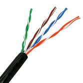 BOBINA CABO AISENS RJ45 CAT5E UTP AWG24 RÍGIDA 100M PRETO A133-0212