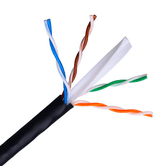CABO AISENS RJ45 CAT6 UTP AWG24 RÍGIDO 100M PRETO A135-0263