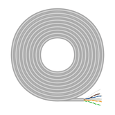 Cabo Aisens RJ45 CAT.6 UTP AWG23 CCA cinza 100m