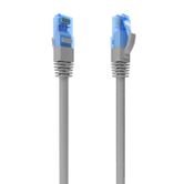 CABO VERMELHO MANGUEIRA AISENS RJ45 CAT.6 UTP AWG26 CCA CINZA 7,5M
