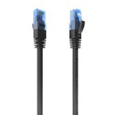 Cabo Aisens RJ45 Cat.6 UTP AWG26 CCA Preto 2.0M