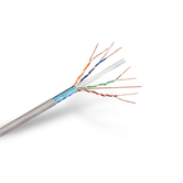 CARRETEL DE CABO RJ45 CAT6 FTP AWG24 RÍGIDO 305M CINZA A136 0282