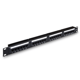 Aisens Panel De Parcheo De 24 Ports Rj45 Cat.5E Utp 19" 1U Dual Idc