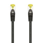 Chicote de cabo de alimentação AISENS RJ45 LSZH Cat.7 600 MHz S/FTP PIMF AWG26, preto, 2,0 m