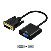 ADAPTADOR AISENS DVI 24+1 MASCULINO PARA VGA HDB15 FEMININO USB MICRO-B 10CM PRETO A147-0352