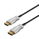 CABO AISENS HDMI MASCULINO PARA HDMI MACHO CONECTOR AOC PREMIUM ALTA VELOCIDADE 4K 60HZ 50M PRETO A148-0380
