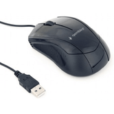 MOUSE GEMBIRD USB PRETO 3 BOTÕES