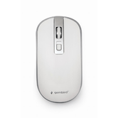 RATON GEMBIRD WIRELESS ÓPTICO BRANCO PRATA