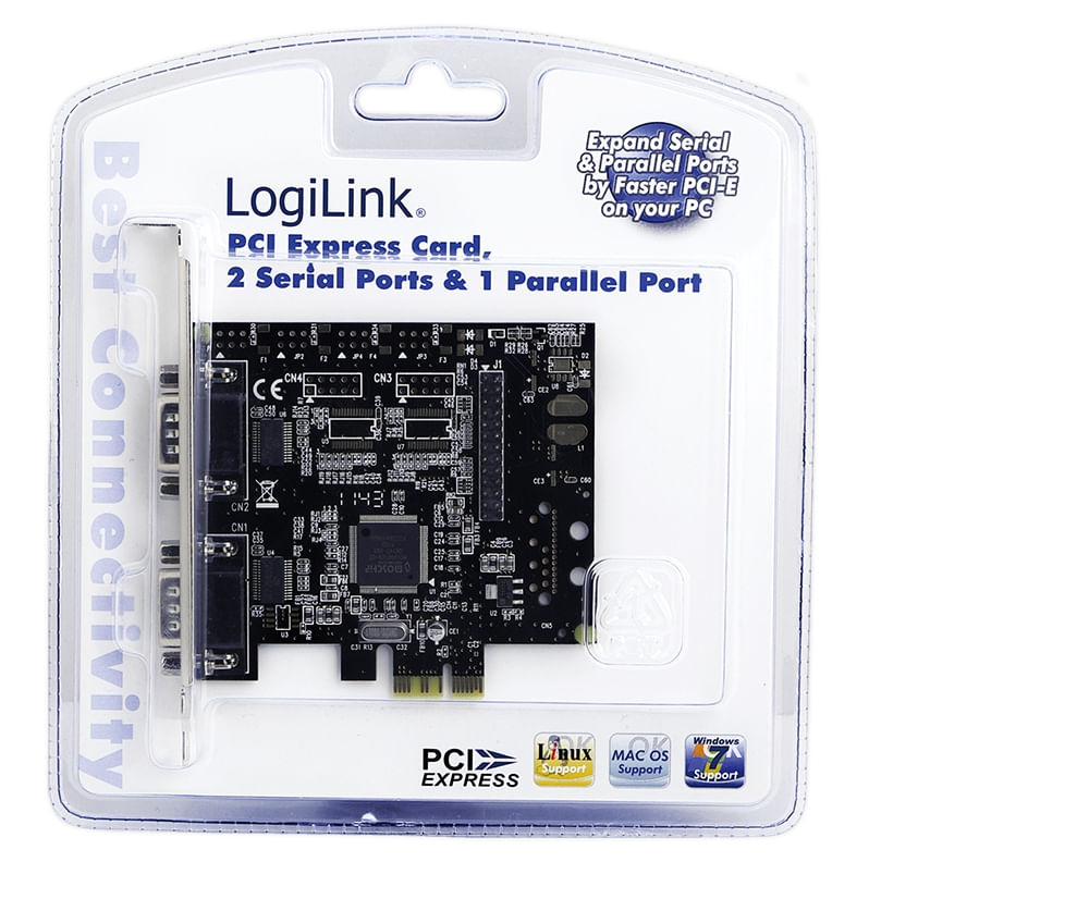 LOGILINK MP0053 DIN-rail adapter for RJ45 keystone jack 1