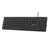 TECLADO DE NEGÓCIOS SILENT SLIM COM CABO USB