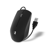 MOUSE SILENCIOSO PARA NEGÓCIOS COM CABO USB 1200 DPI