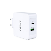 CARGADOR USB PARAD TOOQ TQWC-2SC03WT 2PTOS USB-C PD + USB QC3.0 BLANCO
