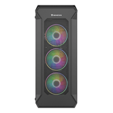 Estojo Natec GENESIS Irid 505 ARGB RGB preto, transparente
