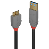 1M USB 3.0 TIPO A PARA MICRO-B CABO ANTHRA LINE