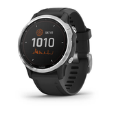 smartwatch garmin fenix 6s solar plata/negro