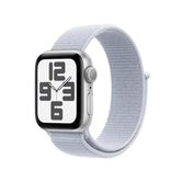 Apple Watch SE GPS 40mm Caixa de alumínio prateada com pulseira esportiva Blue Cloud