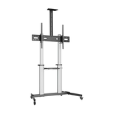 AISENS RODAS DE SUPORTE DE PISO DVD BANDEJA MONITOR DE CÂMERA/TV 100KG 60-100
