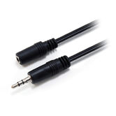 CABO DE ÁUDIO MINI JACK 3,5 MM MASCULINO-FÊMEA 2,5 METROS EQUIPADO