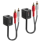 EXTENSOR DE ÁUDIO ESTÉREO CAT.5/6 100M 2X RCA