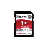 KINGSTON 1TB CANVAS REACT PLUS SDXC UHS-II 280R/150W U3 V60 PARA FULL HD/4K