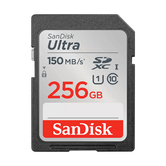 CARTÃO DE MEMÓRIA SANDISK ULTRA 256GB SDXC 150MB/S