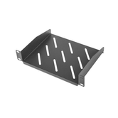 BANDEJA FIXA LANBERG 1U 254X180MM ATÉ 20KG RACK 10" PRETO