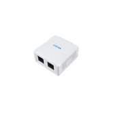 EQUIPAR SUPERFÍCIE ROSA 235216 CATEGORIA 6A 2 FÊMEA RJ45 COR BRANCA