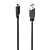 CABO AISENS USB 3.1 GEN2 10GBPS 3A TIPO USB-C/MA/M NEGRO 2.0M