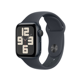 Apple Watch SE GPS 40mm Caixa de alumínio Midnight com pulseira esportiva Midnight - S/M