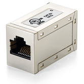 ADAPTADOR RJ45 CAT.6A FÊMEA PROTEGIDA FÊMEA