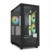 Caixa SHARKOON Rebel C60 RGB Preta