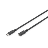 Cabo de extensão USB tipo C tipo CM/F 0,7m completo Gen2 5A 10GB Versi n 3.1 CE sw