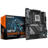 Placa Base GIGABYTE AMD X870 GAMING X WIFI7 - Compatível com CPUs AMD Ryzen 9000, 16+2+2 fases VRM, até 8000MHz DDR5 (OC), 1xPCIe 5.0 + 2xPCIe 4.0,