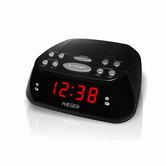 RELÓGIO DE ALARME DE RÁDIO HAEGER SNOOZER