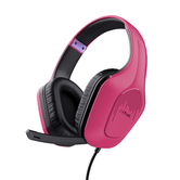 HEADSET TRUST GAMING GXT 415P ZIROX LIGEROS, MICROFONO PLEGÁVEL, ROSA 24992