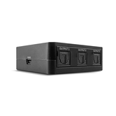 3 PORTAS ÓPTICAS (TOSLINK) ÁUDIO SPLI