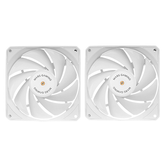MARS GAMING VENTILADOR INTERNO MFNCLX2W KIT DE DOIS COBRE FBD 120mm CONEXÃO PWM COR BRANCA