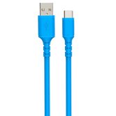 CABLE DCU USB A USB C 1M AZUL SILICONA (30402075)