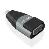 ADAPTADOR CONVERSOR AISENS ALUMINIO USB-C/MA VGA HDB15/H GRIS