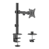 SUPORTE DE TELA PARA MESA DE 17"-32" COM BRAÇO INCLINÁVEL E ROTATIVO 360º MÁX. VESA 100X100 ATÉ 9KG