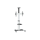 SUPORTE DE CHÃO COM RODAS PARA TELA DE 37" - 70" ROTAÇÃO FIXA 90 GRAUS ALUMÍNIO MÁX. VESA 600x400 ATÉ 50KG
