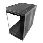 CAJA ATX SEMITORRE GAMING MARS GAMING MC3TCORE COLOR NEGRO 3 PANELES DE CRISTAL TEMPLADO DOBLE CAMAR