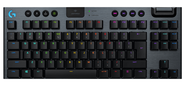 TECLADO MECANICO GAMING INALAMBRICO LOGITECH G915 TKL GL TACTIL