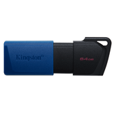 MEMORIA 64GB EXODIA KINGSTON USB 3.2 (PRETO + AZUL)