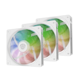 GENESIS OXAL FAN 120 ARGB BRANCO PACOTE 3 PEÇAS