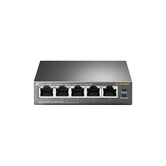 SWITCH NÃO GESTIONÁVEL TP-LINK SF1005P 5P ETHERNET 4P POE (58W) SOBREMESA NO RACK CARCASA METALICA