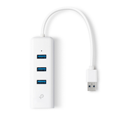ADAPTADOR DE REDE ETHERNET GIGAB 3 PORTAS USB 3.0 HUB 1