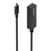 AISENS Cable USB 3 2 Gen1x1 prolongador con Amplificador  USB C M USB C H  Negro  5 0m